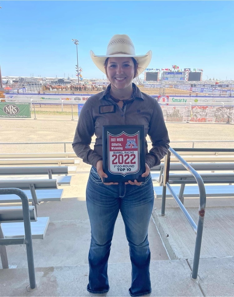 Congratulations to Faith Heim on placing in the TOP 10 at Nationals in Barrel Racing!